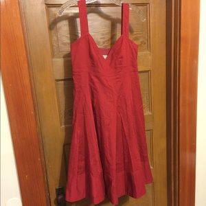 BURBERRY pleated linen sundress